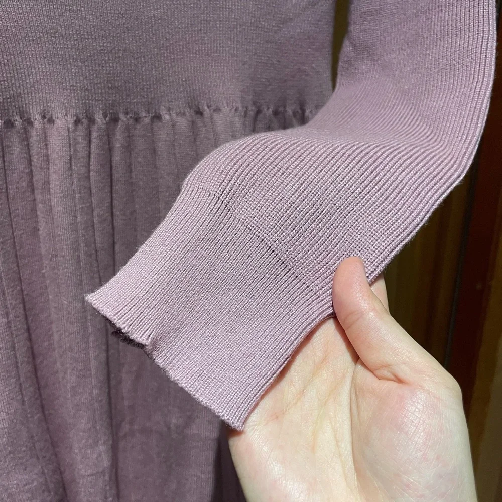 NWT lavender knitted dress - Picture 7 of 7